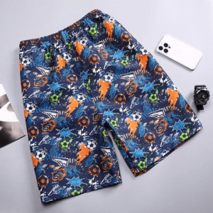 Men's Beach Wear Jogger Shorts - Multicolor