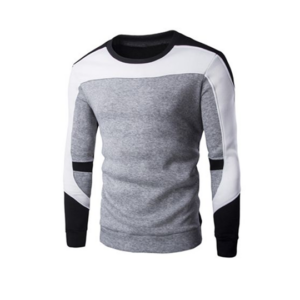 Men's Trendy Multi Long Sleeve Sweatshirt - Grey
