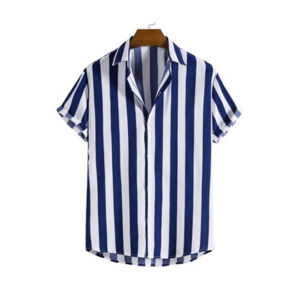 Men's Trendy Casual Stripe Lapel Shirt